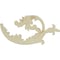 Ekena Millwork 12"W x 6"H x 3/4"P Lauren Onlay, Left ONL12X06X00LN-L - alternate 2